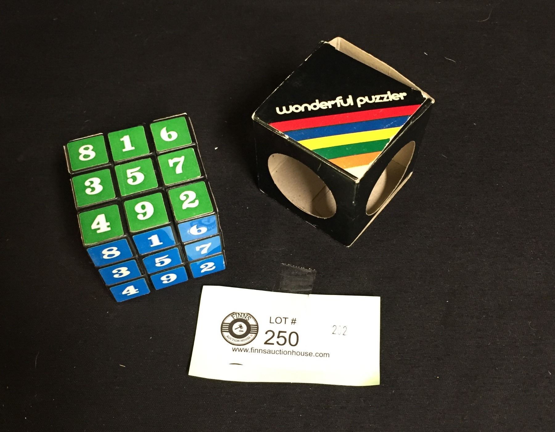 Vintage Rubic’s Cube with Numbers