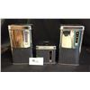 Image 1 : Lincon Beautyware Mid Century Midern 3Piece Cannister Set Chrome