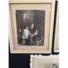 Image 2 : 3 Vintage Framed Photos 1940’s-50’s including Navy Wedding 11’ x 14