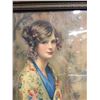 Image 2 : 1920’s Portrait of a Lady Sitting by Graphic Calendar Co. Of Canada
