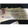 Image 4 : Vintage Cancelled Cheques with Stamps