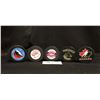 Image 1 : 5 Official  Licenced Pucks by The NHL