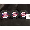 Image 2 : 5 Official  Licenced Pucks by The NHL Les Montreal Canadiens