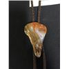 Image 2 : Vintage Bolo Tie with a Natural Polished Stone