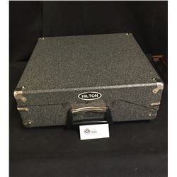 Vintage Hilton Model AC-300 Square Dance Portable DJ Record Player. Tested.