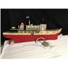 Image 4 : Vintage Tin Metal Decorative Steamboat/Ship