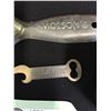 Image 3 : 4 Piece Lot Vintage Bank,Knife and 2 Bottle Openers