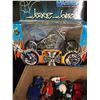 Image 3 : Box Lot of Toys. Hotwheels, Smurf’s, Diecast. + 2 unopened 1:18 Scale Motorcycles