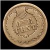 Image 3 : ***Auction Highlight*** 1877 Key Date; Rarest Indian 1c . Indian Cent 1c Graded vg+ By USCG (fc)