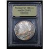 Image 4 : ***Auction Highlight*** 1884-o Rainbow Toned Morgan Dollar $1 Graded GEM+ Unc By USCG (fc)