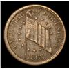 Image 2 : 1863 Shoot Him on the Spot Dix The Flag Of Our Union . Civil War Token 1c Grades Choice AU