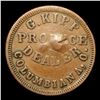 Image 3 : 1864 Indian Produce Dealer . Civil War Token 1c Grades vf details