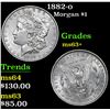 Image 1 : 1882-o . . Morgan Dollar $1 Grades Select+ Unc