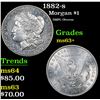 Image 1 : 1882-s DMPL Obverse . Morgan Dollar $1 Grades Select+ Unc
