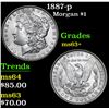 Image 1 : 1887-p . . Morgan Dollar $1 Grades Select+ Unc