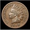 Image 2 : 1888 . . Indian Cent 1c Grades vg+