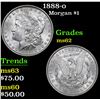 Image 1 : 1888-o . . Morgan Dollar $1 Grades Select Unc