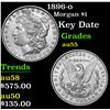 Image 1 : 1896-o Key Date . Morgan Dollar $1 Grades Choice AU