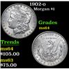 Image 1 : 1902-o Morgan Dollar $1 Grades Choice Unc