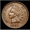 Image 2 : 1907 . . Indian Cent 1c Grades Select AU