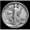 Image 2 : 1917-p Better Date . Walking Liberty Half Dollar 50c Grades vg+