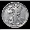 Image 2 : 1918-p Much Better Date . Walking Liberty Half Dollar 50c Grades vg+