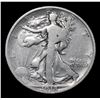 Image 2 : 1918-p Much Better Date . Walking Liberty Half Dollar 50c Grades vg+