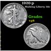 Image 1 : 1920-p . . Walking Liberty Half Dollar 50c Grades vg, very good