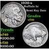 Image 1 : 1920-s Semi Key Date . Buffalo Nickel 5c Grades vf++