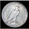 Image 3 : 1922-p Colorful Toning Ultra Rare For Peace Dollar In Color Peace Dollar $1 Grades Select+ Unc