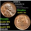 Image 1 : 1929-s Superb Luster Lots of red Peeking Thru Lincoln Cent 1c Grades GEM+ Unc BN