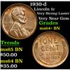 Image 1 : 1930-d Very Strong Luster Very Near Gem Lincoln Cent 1c Grades Choice+ Unc BN