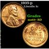 Image 1 : 1935-p . . Lincoln Cent 1c Grades Select+ Unc RD