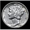 Image 2 : 1944-d . . Mercury Dime 10c Grades Select AU