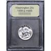 Image 2 : 1956-p . Great Gem Example Washington Quarter 25c Graded GEM Unc By USCG