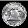 Image 3 : 1959-d . . Franklin Half Dollar 50c Grades Select+ Unc