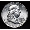 Image 2 : 1959-p . . Franklin Half Dollar 50c Grades Select+ Unc