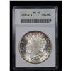 Image 2 : ANACS 1879-s . Great Gem Example Morgan Dollar $1 Graded ms65 By ANACS