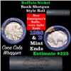 Image 1 : Buffalo Nickel Shotgun Roll in Old Bank Style Wrapper 1926 & d Mint Ends (fc)