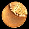 Image 2 : Mint Error Struck 65% off Center . Lincoln Cent 1c Grades Gem+ Unc RD