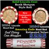 Image 1 : Mixed small cents 1c orig shotgun roll,1918-d Wheat Cent, 1919-s Wheat Cent other end