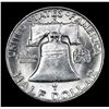 Image 3 : 1958-d Franklin Half Dollar 50c Grades Choice Unc FBL