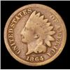 Image 2 : 1864 CN Indian Cent 1c Grades f+