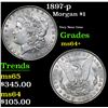 Image 1 : 1897-p Morgan Dollar $1 Grades Choice+ Unc