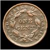 Image 3 : 1839 Booby Head Coronet Head Large Cent 1c Grades f+