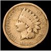Image 2 : 1859 Indian Cent 1c Grades f+