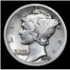 Image 2 : 1916-s Mercury Dime 10c Grades vf++