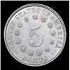 Image 3 : 1883 Shield Nickel 5c Grades Select Unc