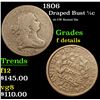 Image 1 : 1806 Draped Bust Half Cent 1/2c Grades f details
