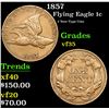 Image 1 : 1857 Flying Eagle Cent 1c Grades vf++